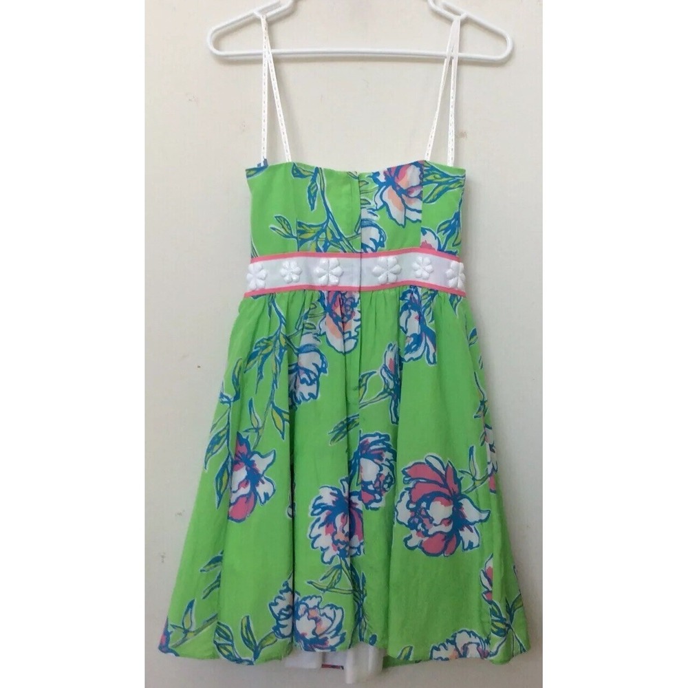 Lilly Pulitzer Langley Multi-Color Strapless Beaded Mini Dress Size 2 EUC! $258. - Picture 9 of 9